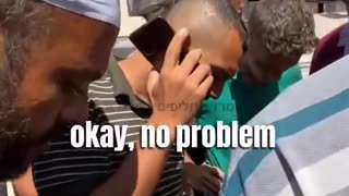 Gazans having a phone conversation with an IDF officer who's giving them precise