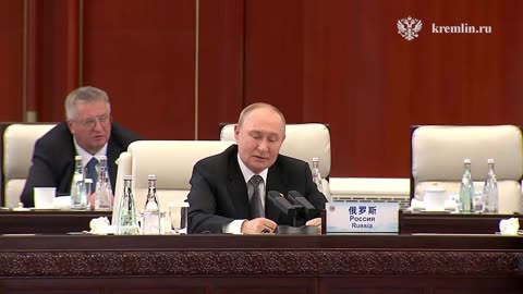 Russian President Putin's Speech at the SCO, China