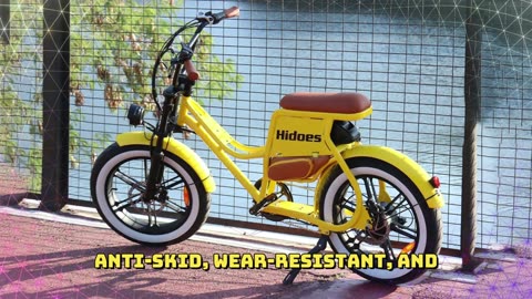 Hidoes C8 Electric Bike 700W 48V 17AH Battery 20*4.0 Inch Fat Tire Electric Bike