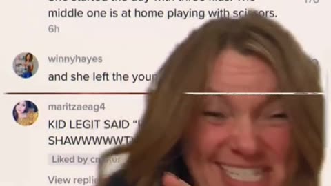 she lost one kid - reaction