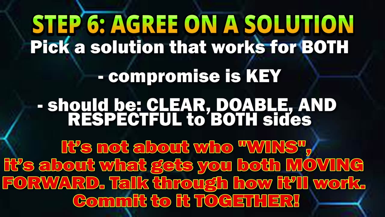 7 Steps To Resolving Conflict