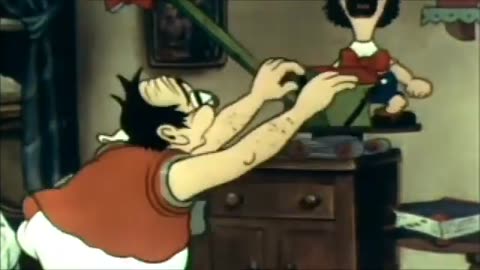 A Waif's Welcome (Cartoon Spanking Threat Scene)