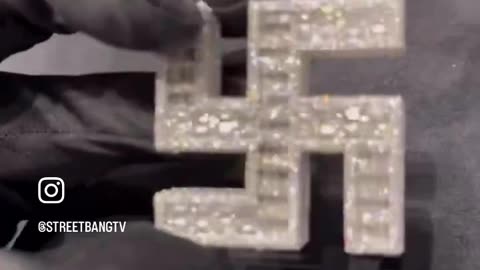 Iced-out Swastika