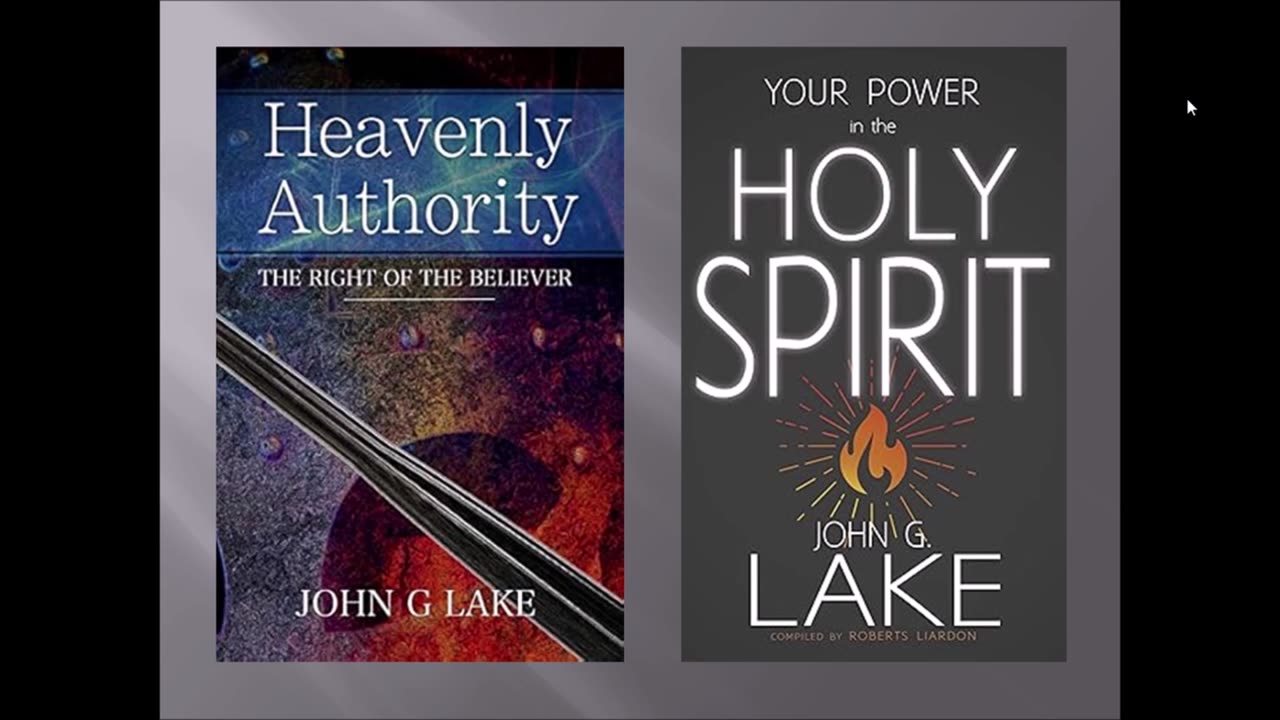 John G. Lake Radio Lecture 4