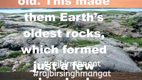 World’s Oldest Rocks Discovered in Northern Canada