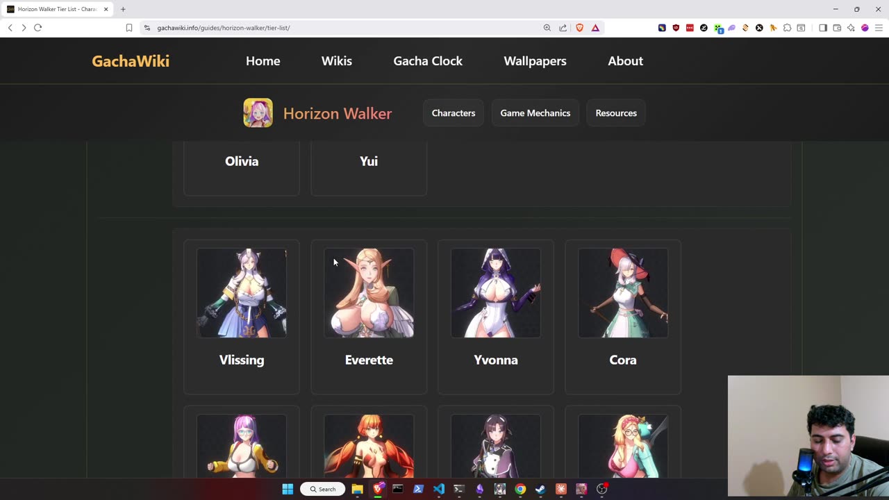 Horizon Walker (호라이즌 워커) : Tier list