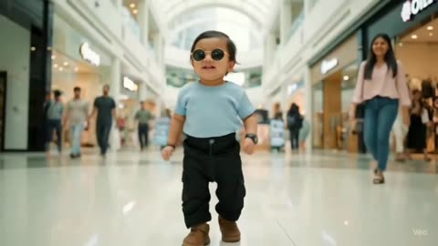 Hasband wife । Reporter v/s future baby।। Ai baby video। । Baby funny video veo 3 । #aibaby #veo3