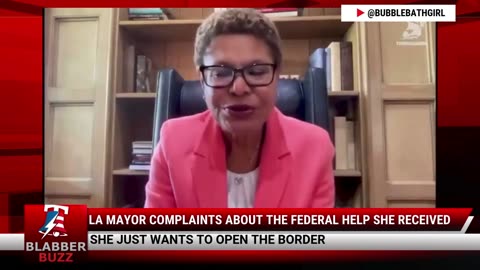 LA Mayor Complaints About The Federal Help She Received