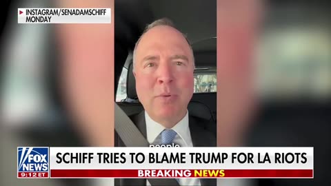 Senator Adam Schitt Blames Trump for LA Riots