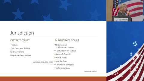 Weekly Town Hall – Alayne Bean, Deputy Trial Court Administrator of the Seventh Judicial District