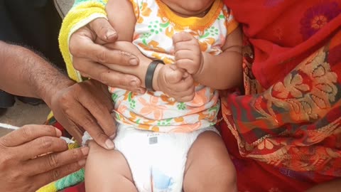 cute baby immunization Mummant | injection crying video #shorts #vaccine #injection