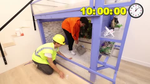 I Turned my Bunk Bed into a Fish Tank!