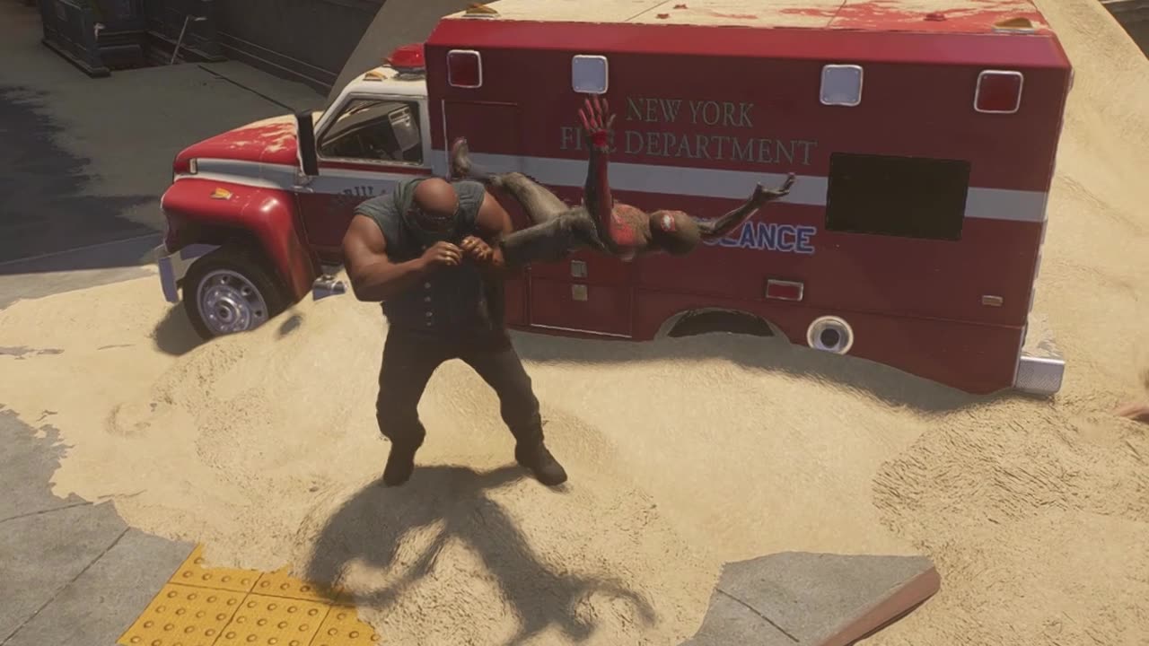 Thats a creative use for the webs ( Finisher Moves )