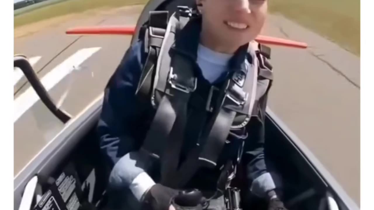 A girl pilot