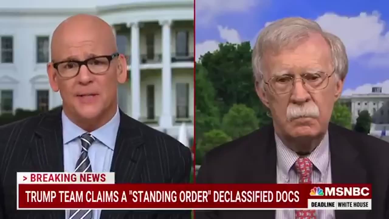 John Bolton was really enthusiastic about the FBI raid on Mar-a-Lago.“No one is above the law.”