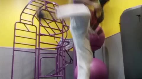 Taekwondo training