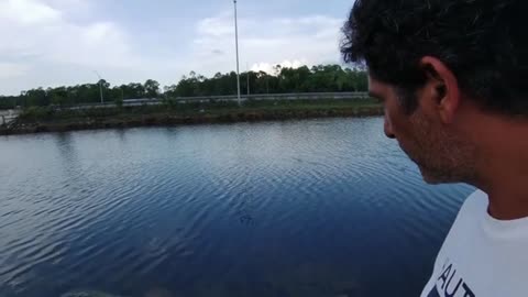 leggera con verme, red worm, per recuperare esca viva, live bait,e si prova_part1