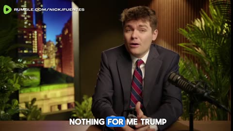 Trump doesn't work for Americans - Nick Fuentes