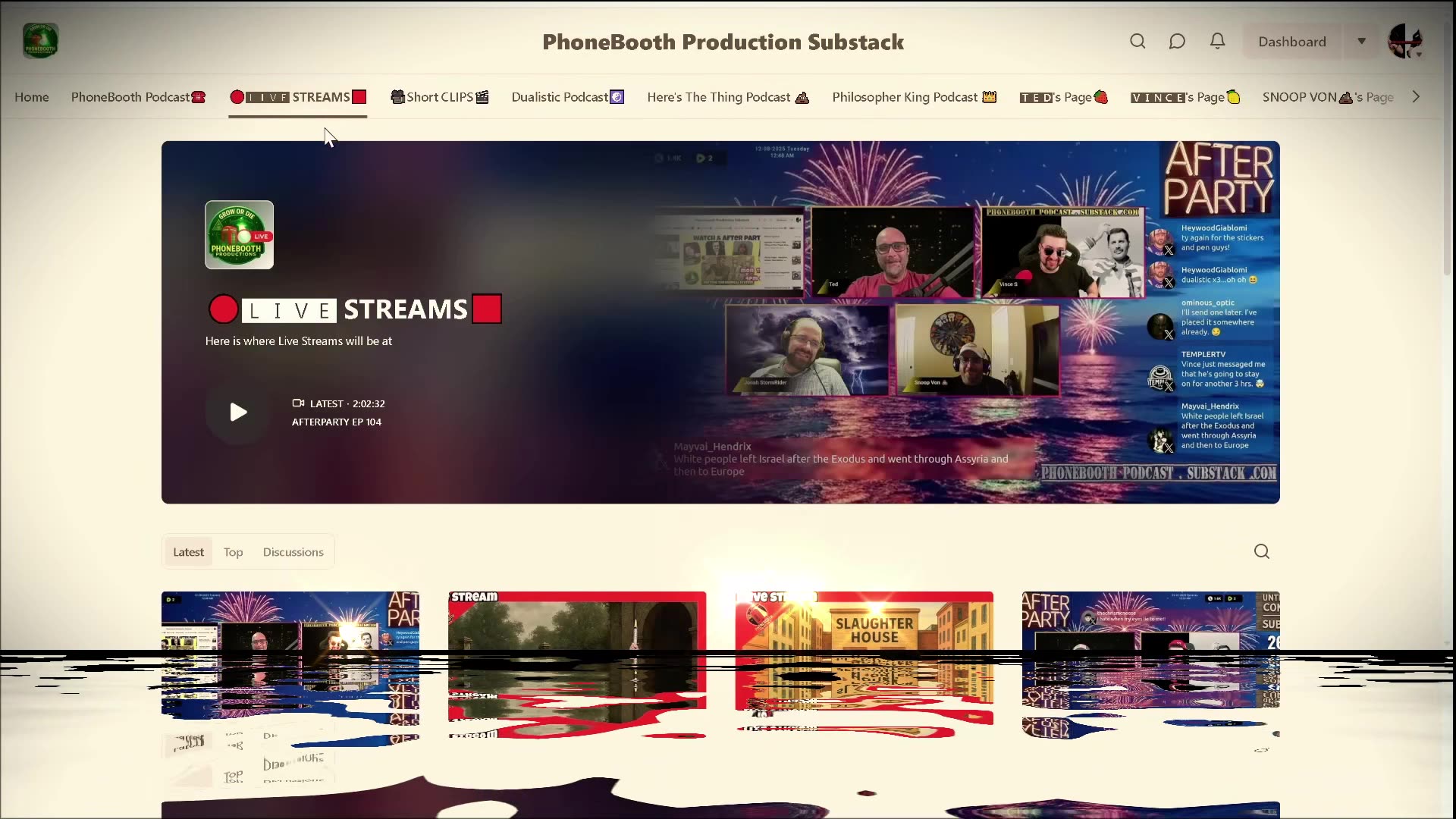 SUBSCRIBE TO OUR SUBSTACK