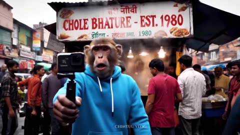 "Baarish Mein Chole Bhature Khane Gaya TINKU 🌧️🍽️ | Bandar Ki Bhookh Unlimited 😂"