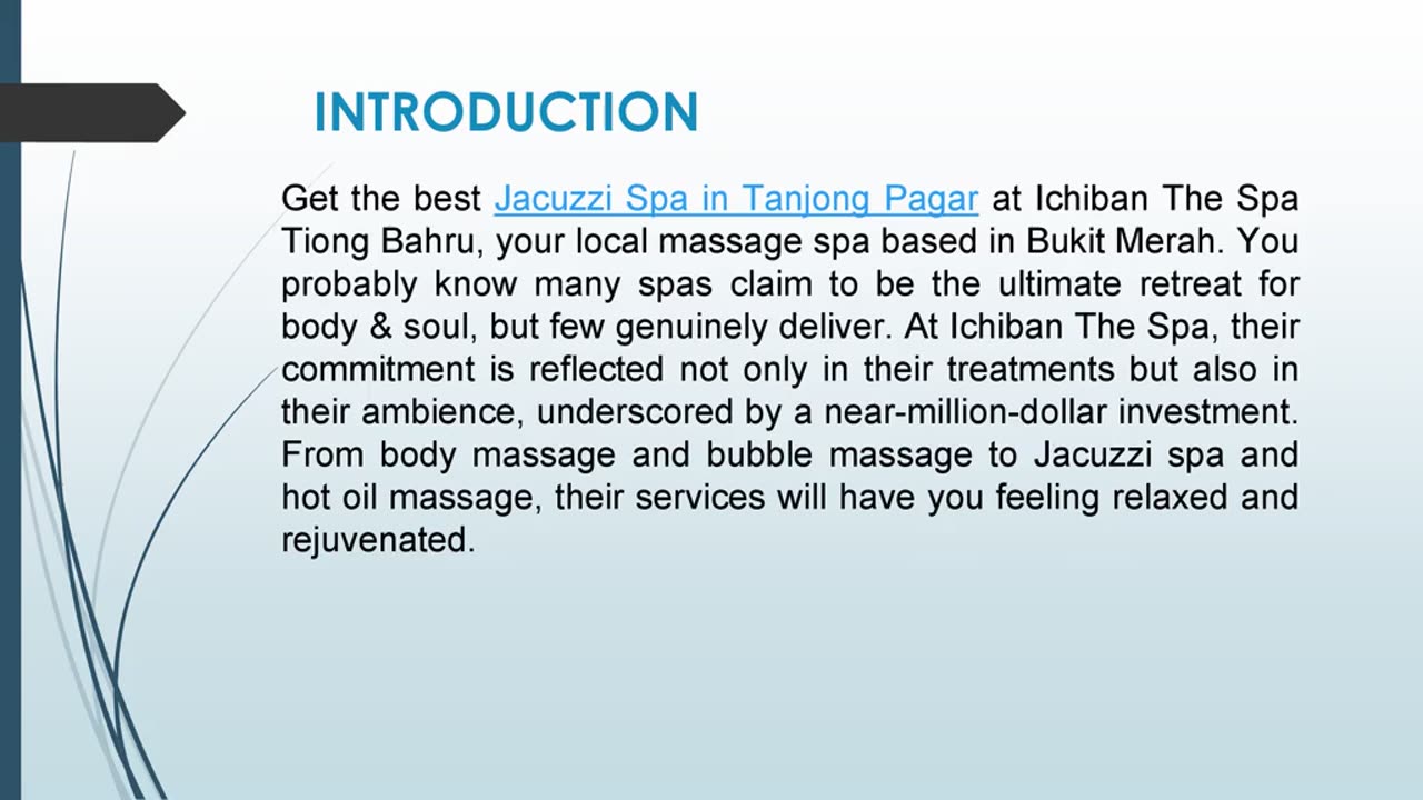Get the best Jacuzzi Spa in Tanjong Pagar