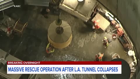 At least 31 workers rescued after tunnel collapse in Los Angeles: LAFD |sunmax966