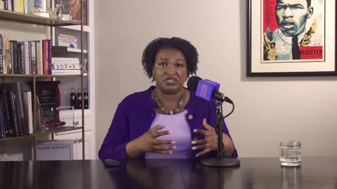 Stacey Abrams says Trump is a "Grand Ayatollah" with "mystical power."