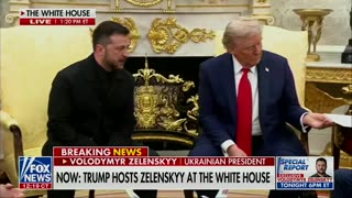 🚨 JUST IN: Zelensky starts off the meeting by THANKING President Trump for his support