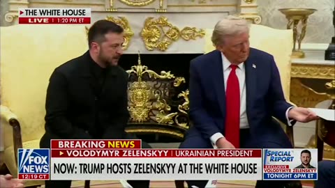 🚨 JUST IN: Zelensky starts off the meeting by THANKING President Trump for his support