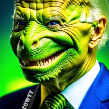 JOE BIDEN REPTILIAN LIZARD MAN