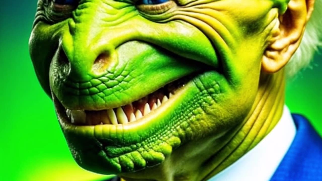 JOE BIDEN REPTILIAN LIZARD MAN