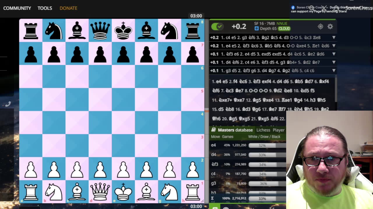 LIVE Chess with Soren