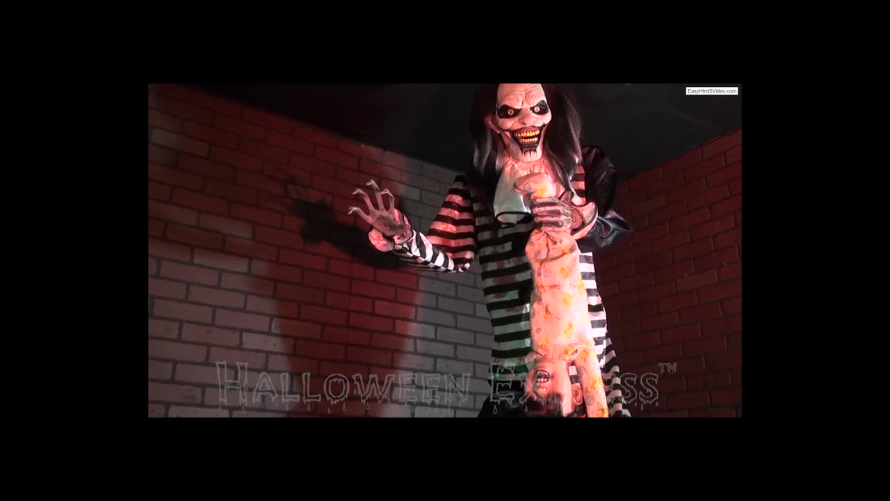 7' Animated Sweet Dreams Clown Prop - Mr124526