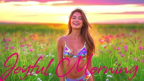 Electronic Music. Song Joyful Morning.