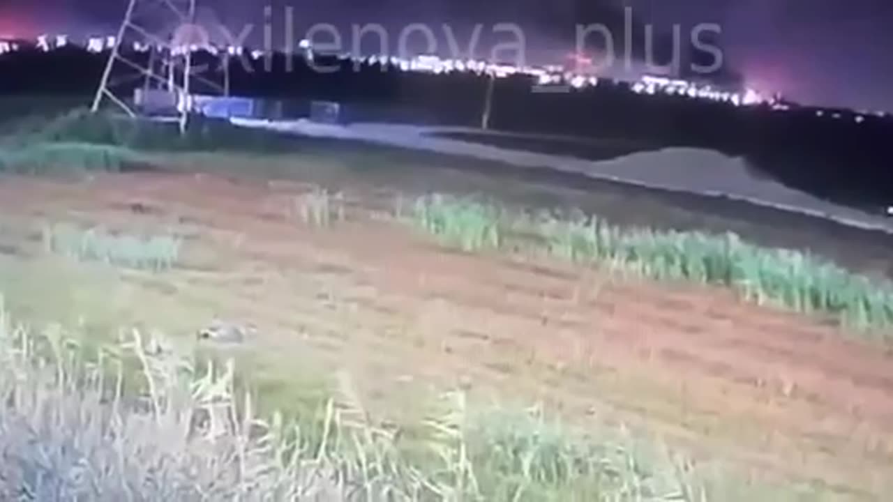 Another video of the likely moment of the attack on Ilsky Oil Refinery