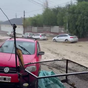 Severe floods due to heavy rains in Comodoro Rivadavia, Argentina