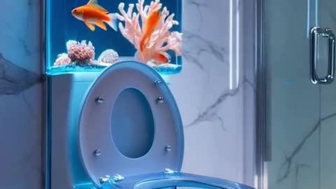 Luxury Toilet or Fish Tank You Decide! 🐟💎