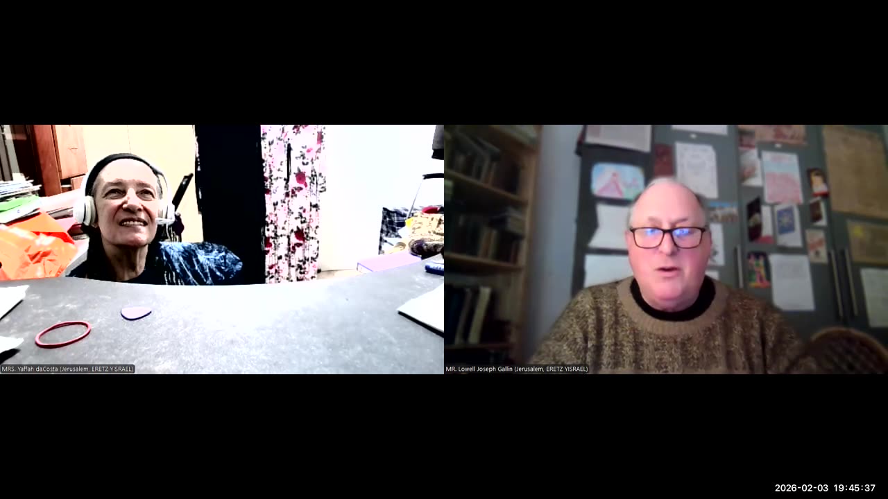 R&B Monthly Seminar: R&B Counter Missionary Group (Episode #29 -- Tuesday, February 3rd, 2026). MADAM Chair: MRS. Yaffah Batya daCosta (Jerusalem, ERETZ YISRAEL)