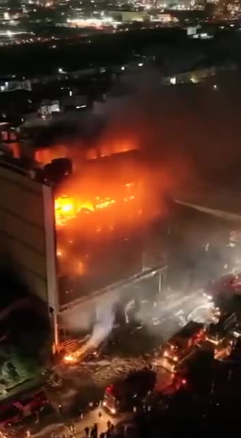 Massive fire at 6-story mall in Iraq’s Kut kills 61, dozens injured.