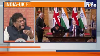 Commerce___Industry_Minister_Piyush_Goyal_Briefs_on_India-UK_FTA___PM_Modi-_Starmer___News9