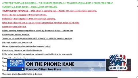 Citizen Free Press: “This Cannot Be Done With Spending Cuts Alone.”