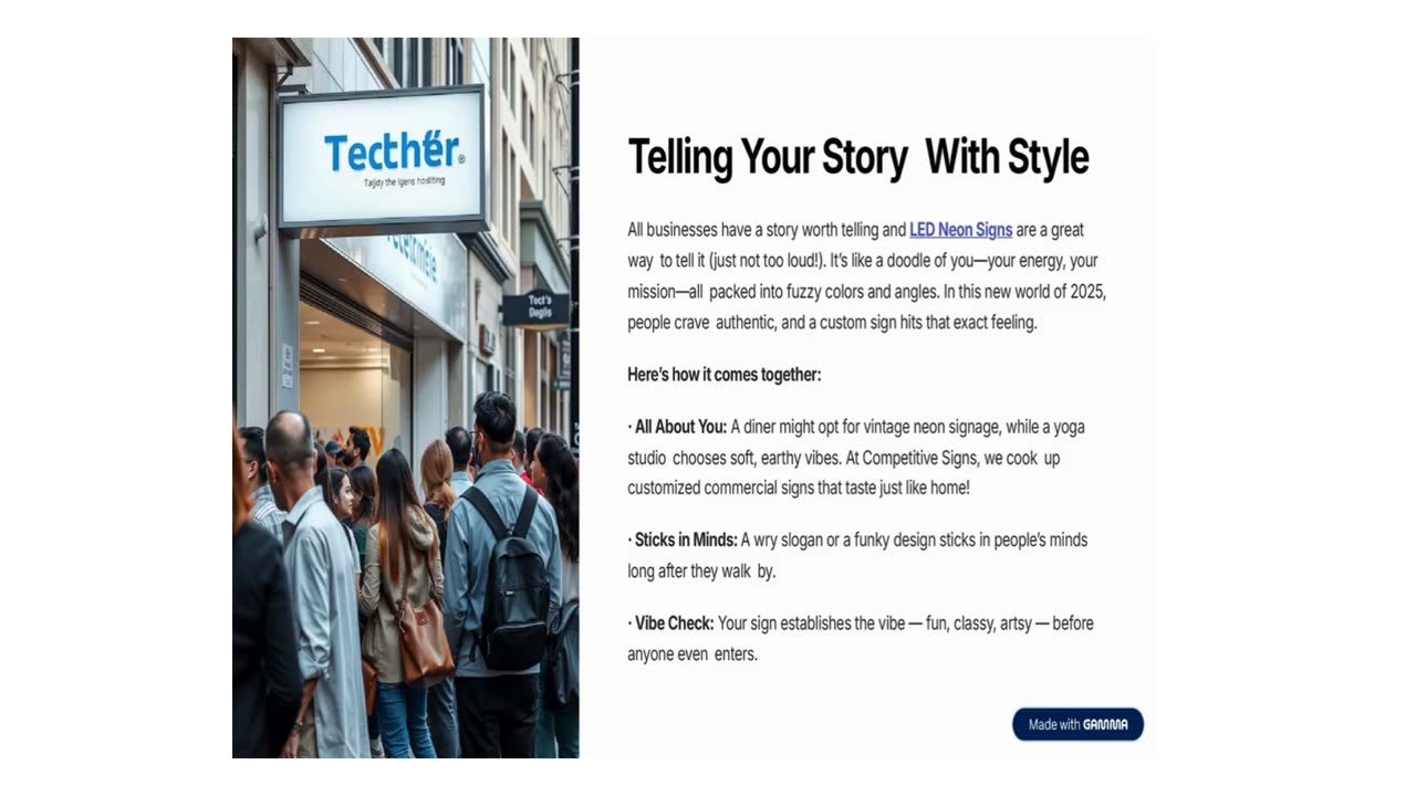 How an Unique Custom Storefront Sign Can Tell Your Brand’s Story in 2025