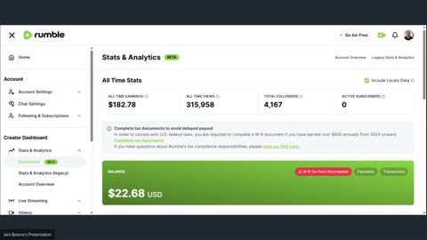 Stats And Earnings 250430