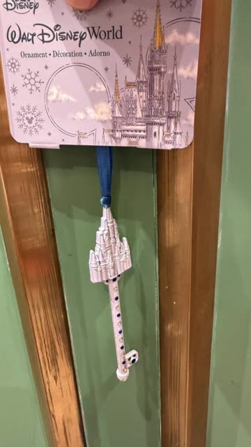 Walt Disney World Castle Key Ornament #shorts