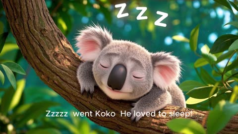 Koko the lazy koala