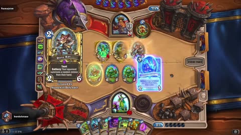 Hearthstone Druid vs Warrior and Paladin