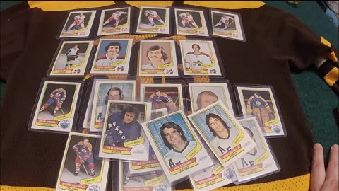 World Hockey Association OPC cards from 1976