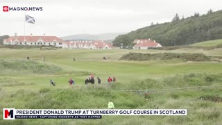 🇺🇸|🏴 President Donald Trump Plays Golf in Scotland, United Kingdom [LIVE]