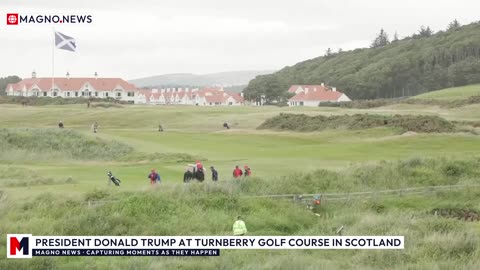 🇺🇸|🏴 President Donald Trump Plays Golf in Scotland, United Kingdom [LIVE]
