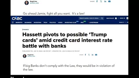Santa Surfing 01192026 - Silver Financial News Trump Credit Card coming